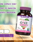 Bluebonnet Nutrition Ladies’ ONE Prenatal - Whole Food-Based - for Women Trying to Conceive, Pregnant or Nursing - Soy-Free, Gluten-Free, Kosher, Non-GMO - 30 Vegetable Capsules, 30 Servings