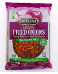 HEMANI New Crispy Red Fried Onions 141 OZ 400g  MSG FREE  Made with Real Red Onions  Perfect Salad Topper