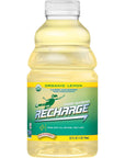 RW Knudsen Recharge Organic Lemon Flavored Juice Sports Beverage with Electrolytes 32 Ounces