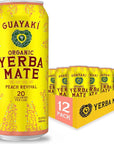 Guayaki Yerba Mate, Clean Energy Drink Alternative - 15.5oz (Pack of 12)