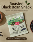 Black Bean Unsalted Healthy Snacks Roasted  Dried Green Flesh Black Bean 003lb x 20ea Diet Snacks \m _x005F_x001C_¬Ü100 Korean black bean Keto Snack Food High Protein Healthy Snacks Low Carb Gluten Free Office