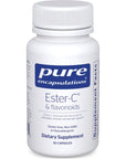 Pure Encapsulations Ester-C & Flavonoids | Vitamin C Supplement for Antioxidant, Immune and Vascular Support* | 30 Capsules