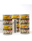 Giorgio Whole Sliced Mushrooms Bundle  6 x 4 Oz Cans of Giorgio Mushrooms Sliced and Whole Bundled with JFS Recipe Card