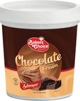 Premium Chocolate Spread -16 oz. - Rich & Creamy Pastry Filling, Breakfast Syrups & Toppings for Cakes, Cookies and Desserts - Dairy Free, Kosher - Chocolate Schmear By Baker’s Choice