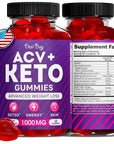 Desi Buy Keto ACV Gummies for W?ight L?ss Advanced Formula (1000mg Per Serving) - Supports Digestion,Metabolism, Detox & Cleansing - Apple Cider Vinegar Keto Gummies for Women and Men