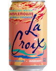 LaCroix Pamplemousse Grapefruit 12 oz Can Pack of 12 with By The Cup Coasters