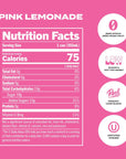 Brooklyn Best Low Sugar Pink Lemonade  12 oz Cans 12Pack  70 Calories  Organic Cane Sugar Lemon  Grape Juice  No Artificial Sweeteners or Ingredients  Refreshing  Not Too Sweet Beverage