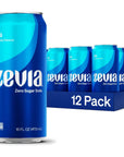 Zevia Zero Calorie Soda Cola 16 Ounce Cans Pack of 12