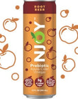 NJY Sparkling PREBIOTIC SODA Includes 2000mg APPLE CIDER VINEGAR REAL Fruit Juice Low Calories  Sugar 100 Vitamin C B3 B5 B6 B12 12oz cans ROOT BEER