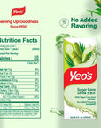 Yeos Sugar Cane Drink with No Added Flavoring Pack of 24 85 Fl Oz Cartons  Natural Energy Drink Full of Antioxidants and Minerals  Premium Raw Sugarcane Juice Drink with Caramel