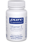 Pure Encapsulations Vitamin E (with Mixed Tocopherols) | Antioxidant Supplement to Support Cellular Respiration and Cardiovascular Health* | 90 Softgel Capsules