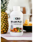 The CBD Perfection Bran Plus Fiber Supplement for Digestive Health: with Real Fruits Fiber, Aloe Vera, and Vitamin E & C. Vegan, Glutten Free. 60 Scoops - 17.6 oz.