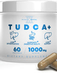 Peak Revival-X TUDCA+ 1000mg Bile Salt Supplement for Liver Support, Detoxification, Digestive Health, Inflammation, and Skin Health - Third-Party Tested & Made in The USA (60 Vegan Capsules)