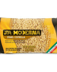 La Moderna Stars Pasta, Noodles, Durum Wheat, Protein, Fiber, Vitamins, 7 Oz