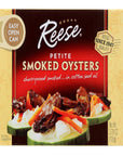 Reese Petite Smoked Oysters 37 oz