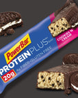 PowerBar Protein Plus Bar, Cookies & Cream, 2.15 Ounce (Pack of 15)