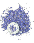 Pure Blue Cornflower Petals - 100% Natural Centaurea cyanus - Dried, Grown in Germany Herbal Cornflower Flowers for Cupcakes, Lattes, Tea Blends, Bath Products, Gifts, Crafts