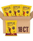 Hippeas Chickpea Puffs Bold  Spicy Variety Pack Barbecue Sriracha 08 Ounce Pack of 18 3g Protein 2g Fiber Vegan GlutenFree Crunchy Plant Protein Snacks