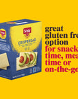 Schar  Crispbread  Certified Gluten Free  No GMOs Lactose Fat Cholesterol Wheat or Preservatives  53 oz