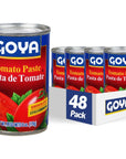 Goya Foods Tomato Paste 6 Ounce Pack of 48