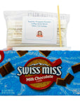 Swiss Miss Milk Chocolate Hot Cocoa Mix Packets 138 oz 50 ct with 150 Sophley Wrapped Wooden Coffee Stirrers