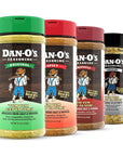 Dan-O's Seasoning Medium 4 Bottle Combo 4 Pack (8.9 oz)