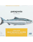 PATAGONIA PROVISIONS Lemon Pepper Wild Sockeye Salmon 6 OZ