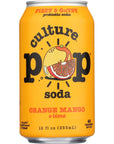 Culture Pop Soda Orange Mango Soda 12 FZ