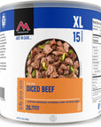 Mountain House Diced Beef  Freeze Dried Survival  Emergency Food  10 Can  GlutenFree