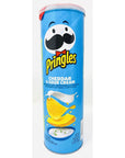 Pringles Cheddar & Sour Cream Potato Crisps Chips Bundle with Kokobunch Kit | 4PK - 5.5oz