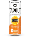 TapouT  Cognitive Energy Drink with Zero Sugar12oz pack of 12 Orange