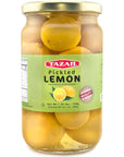 Tazah Lemon Pickle 2496 Oz 720g Egyptian Pickled Lemons Drained 400g  No artificial colors