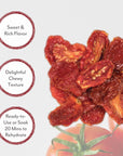 Roland Foods SunDried Tomato Halves 1 Pound Bag Pack of 3