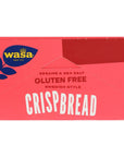 Wasa Gluten Free Sesame  Sea Salt Crispbread Net wt 61 Oz