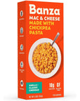 Banza Mac and Cheese Variety Pack  High Protein Gluten Free and Lower Carb Protein Mac and Cheese  55oz Pack of 6