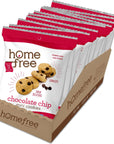 Homefree Mini Chocolate Chip Cookies Gluten Free Nut Free Vegan Individually Wrapped Packs School Safe and Allergy Friendly Snack 11 oz Pack of 10