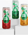 Nopalogy Variety Pack  Inmunidad Energía Digestivo Thirst Quencher Fiesta Fizz NonGMO GlutenFree Vegan Real Fruit Juice 12 fl oz 12 pack