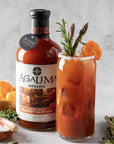 Agalima Organic Authentic Bloody Mary Drink Mix All Natural 1 Liter 338 Fl Oz 3 pack