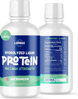 Proteinex Medical Grade Liquid Hydrolyzed Protein Max Strength - Supports Wound Healing and Doctor Recommended- No Carbs, Zero Sugars & Ready to Drink Liquid Protein Drink (Watermelon, 30 Fl oz)