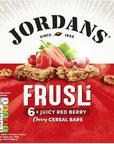 Jordans Wild Berries Frusli Bar 6 x 30 gms