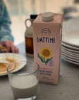 Lattini Unsweetened NonDairy Sunflower Milk  PlantBased Vegan Sustainable NonGMO  Allergen Free Milk Alternative 32 fl oz Pack of 6