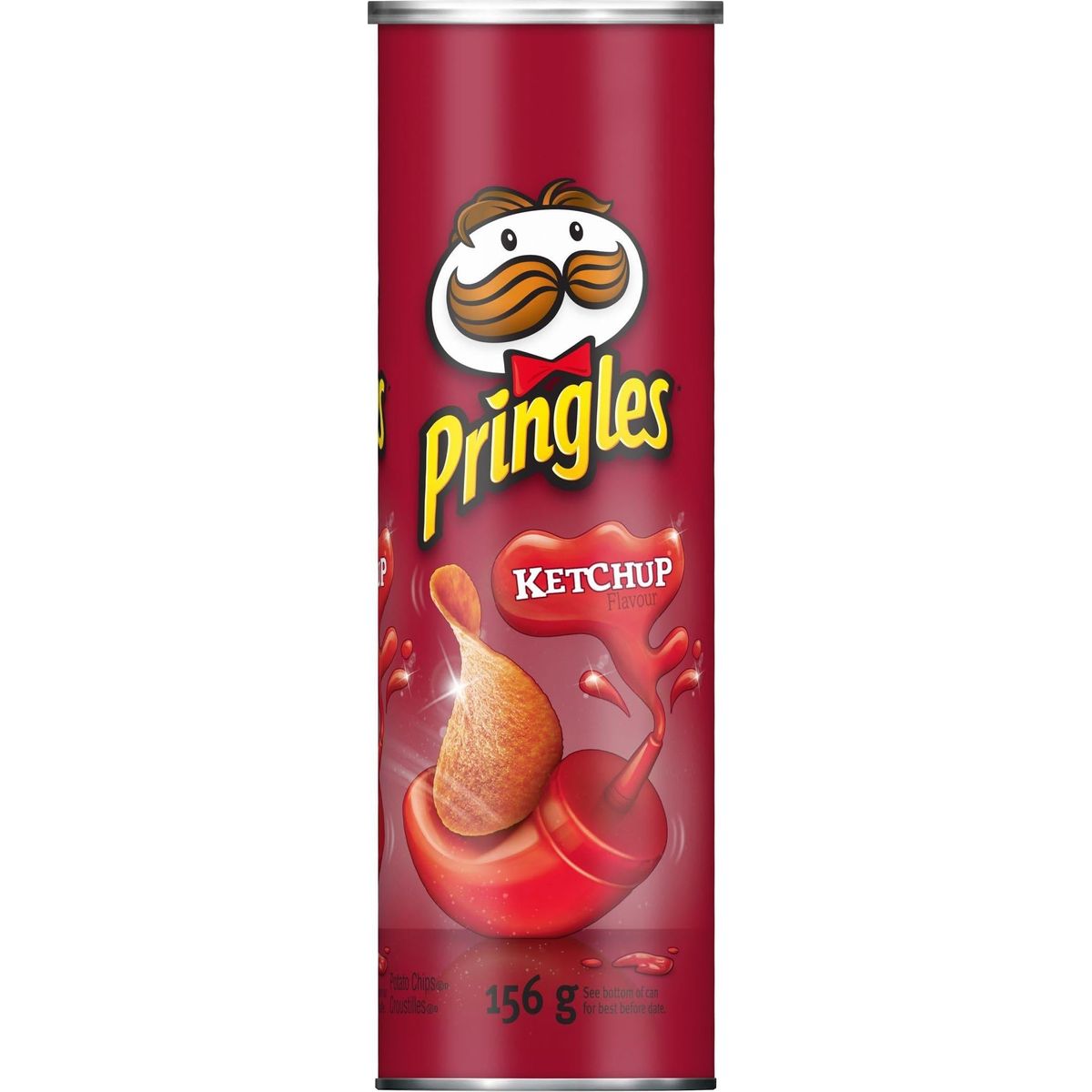 Pringles Potato Chips, Ketchup, 156 Grams/5.50oz {Imported from Canada}