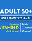 Ocuvite Eye Vitamin & Mineral Supplement, Contains Zinc, Vitamins C, E, Omega 3, Lutein, & Zeaxanthin, Bausch & Lomb Ocuvite Adult 50+ Eye Vitamin & Mineral Softgels, 50 Count (Packaging May Vary)