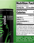 Green Cola  Sugar Free Zero Calories Naturally Sweetened with 100 Stevia Leaf Extract Carbonated Soda 100 Cola Taste 12 Fl Oz each can  Pack of 8