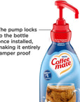 Coffee mate Liquid Concentrate 15 Liter Pump Bottles 3 Flavors Sweetened Original French Vanilla  Hazelnut Pack of 3 with By The Cup Coffee Scoop