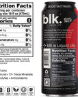 blk Natural Alkaline Sparkling Mineral Electrolyte Infused with Fulvic and Amino Acids Zero Sugar Zero Calories Drink Strawberry Rhubarb Flavored 16 oz 12 pack