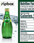 Sipbox Perrier Sparkling Mineral Water 11 Oz Glass Bottles Natural Mineral Water from South of France 12 Pack