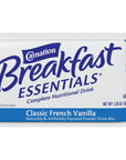 Nestle Carnation Breakfast Essentials Complete Nutritional Drink Vanilla 126 oz Packet 10 Ct