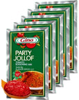 Gino Party Jollof Rice Seasoning Tomato Paste Pack of 5